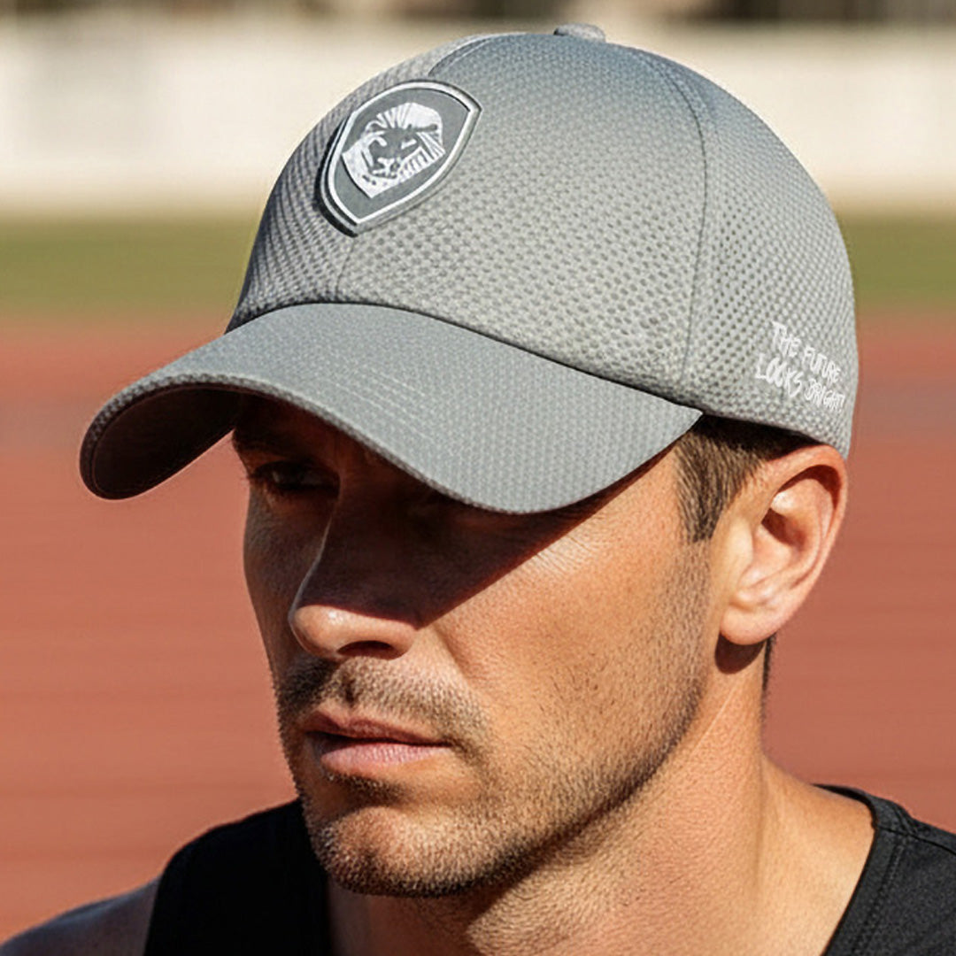 VT Shield Future Looks Bright Grey Velcro Performance Hat