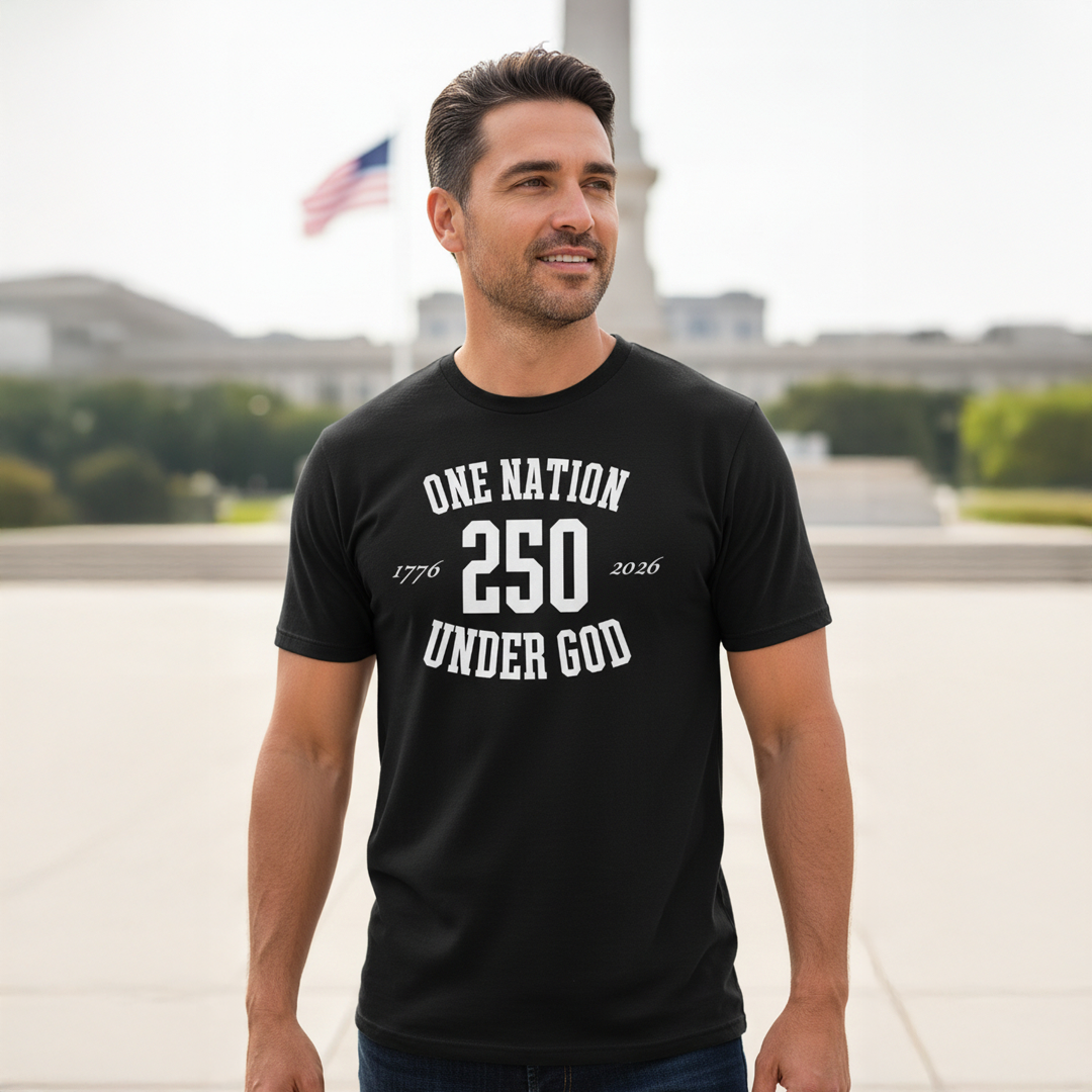 One Nation Under God 250 Short Sleeve T-Shirt