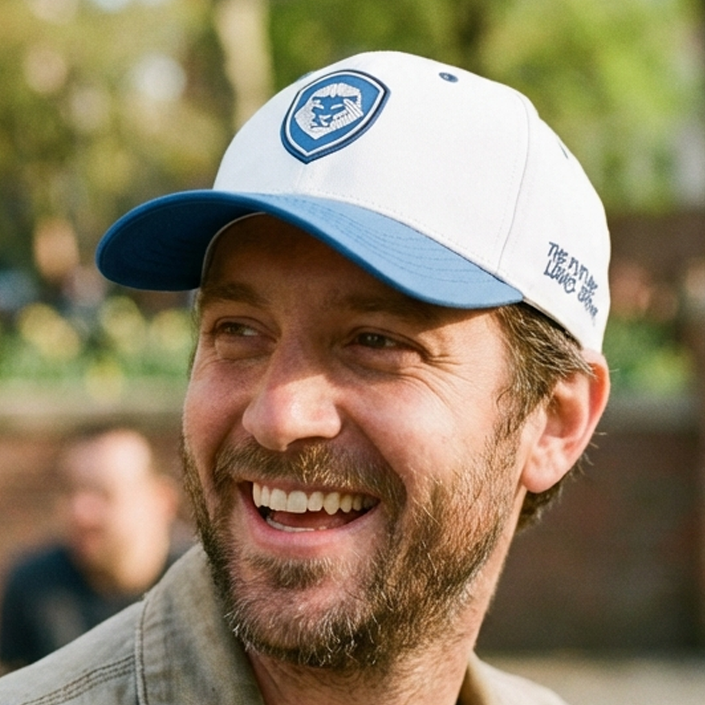 Future Looks Bright Royal Blue & White Snapback Hat