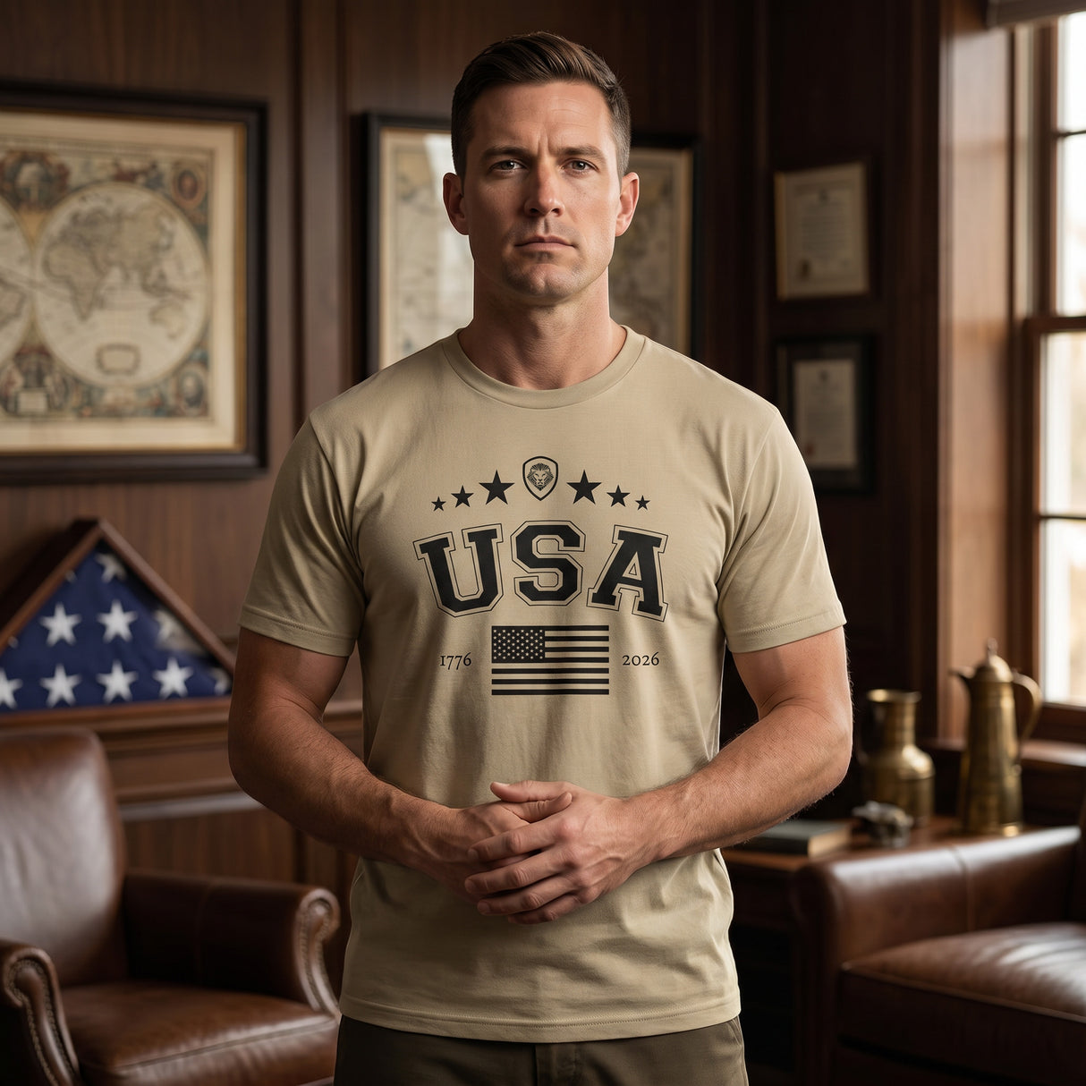 FLB Republic Sand Short Sleeve T-Shirt