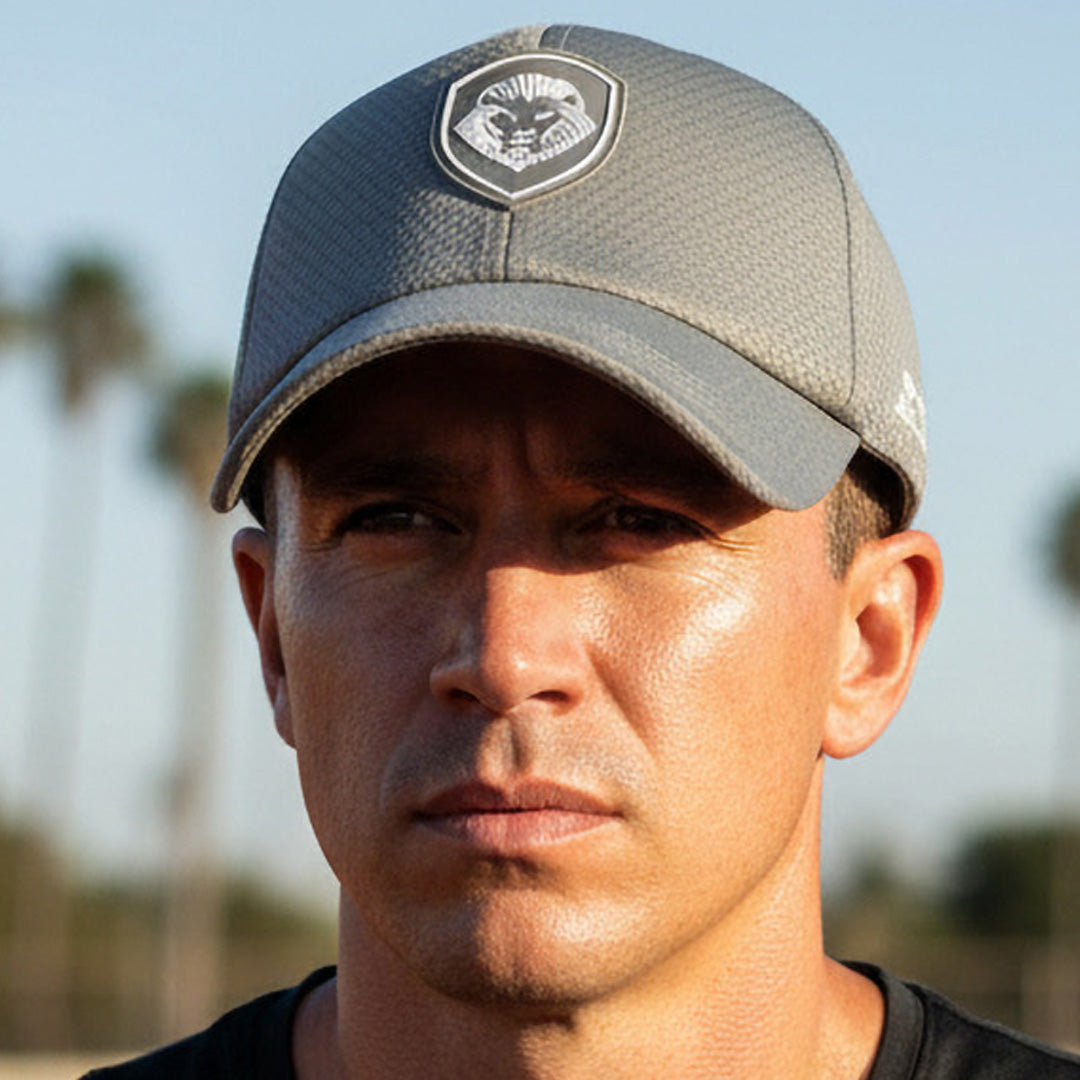 VT Shield Future Looks Bright Grey Velcro Performance Hat