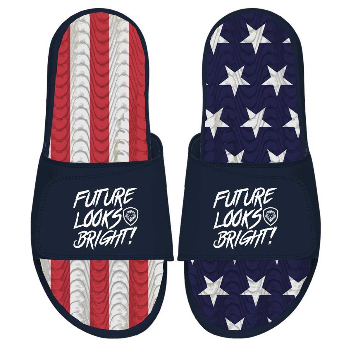Future Looks Bright Americana Gel Comfort Slides