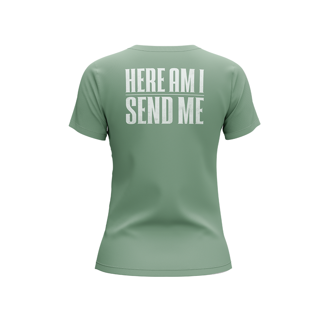 Women's Here Am I Send Me Short Sleeve T-Shirt