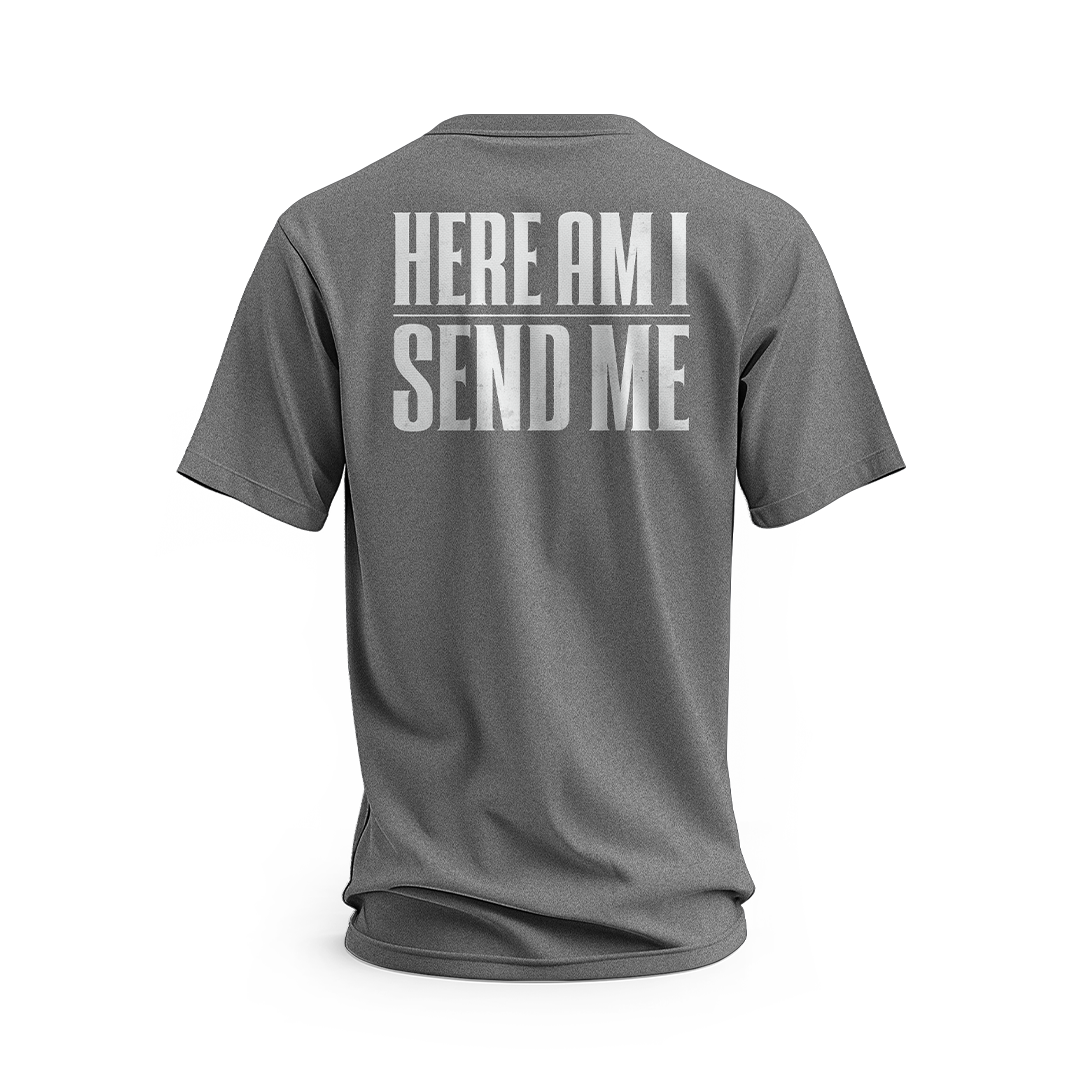 Men's Isaiah 6:8 Here am I Send Me Short Sleeve T-Shirt