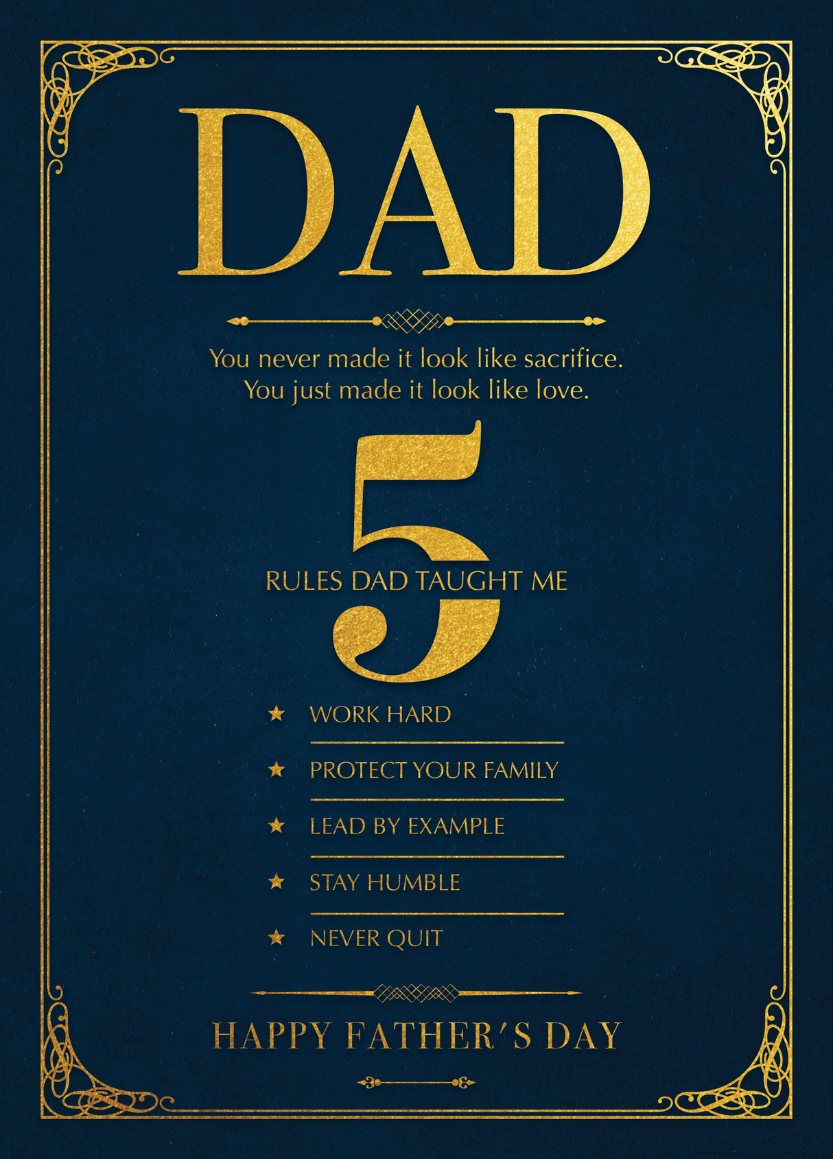 Father's Day Kit Card