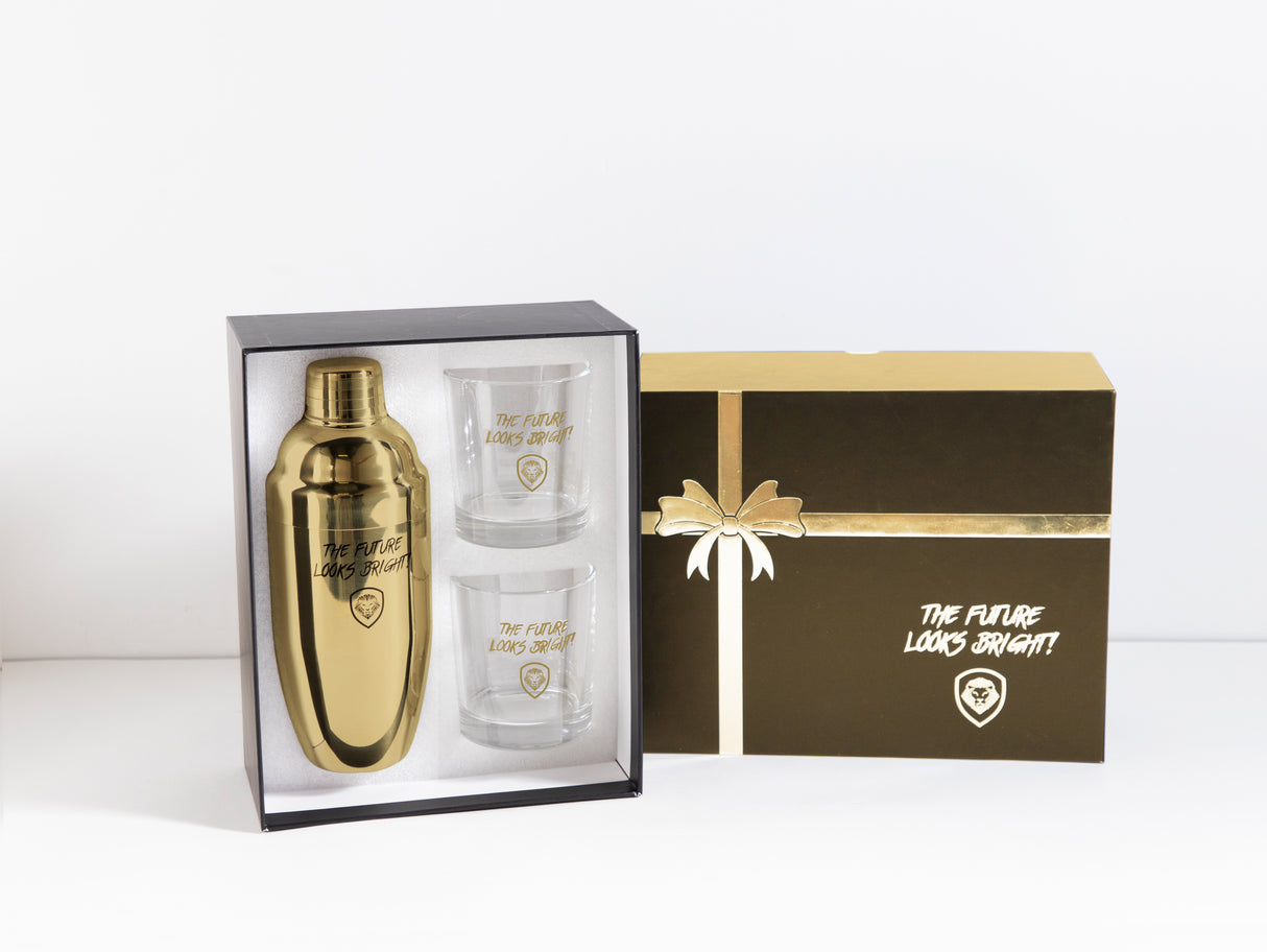 Future Looks Bright Gold Cocktail Gift Set