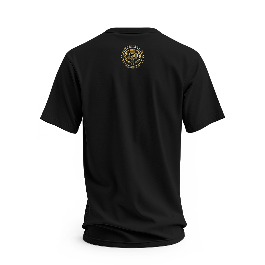 Future Looks Bright USA 250 Gold Short Sleeve T-Shirt