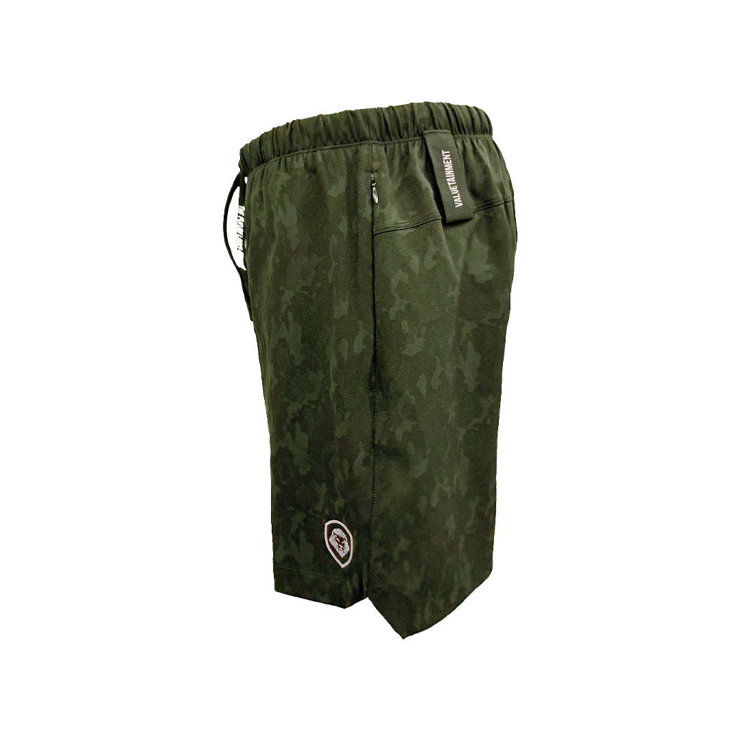 Men's Valuetainment Olive Green Premium Performance Compression Shorts