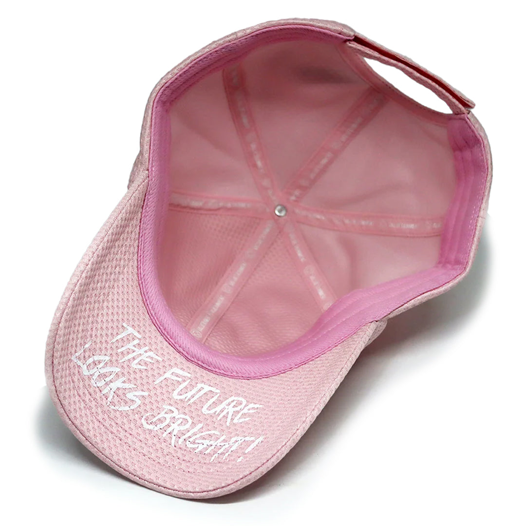 VT Shield Future Looks Bright Powder Pink Velcro Performance Hat