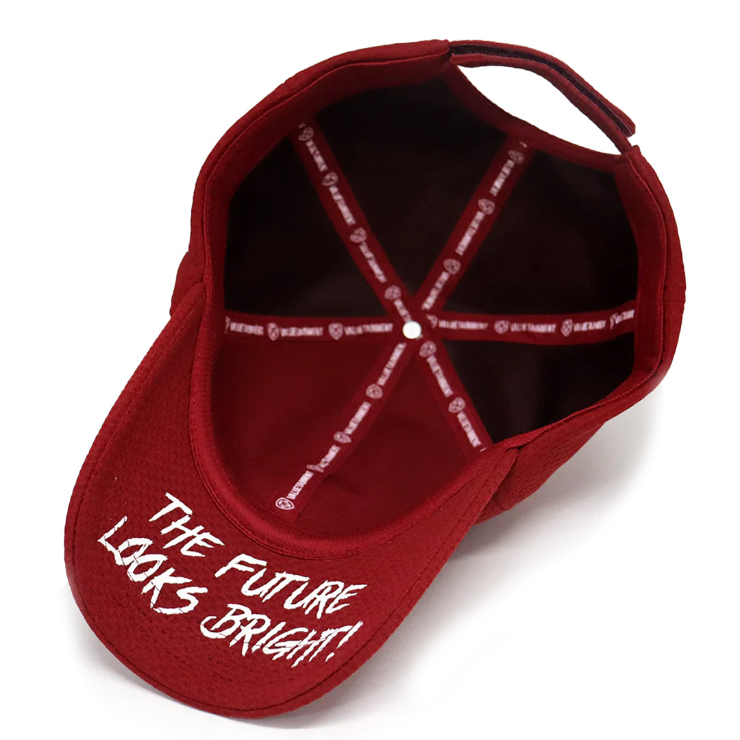 VT Shield Future Looks Bright Burgundy Velcro Performance Hat