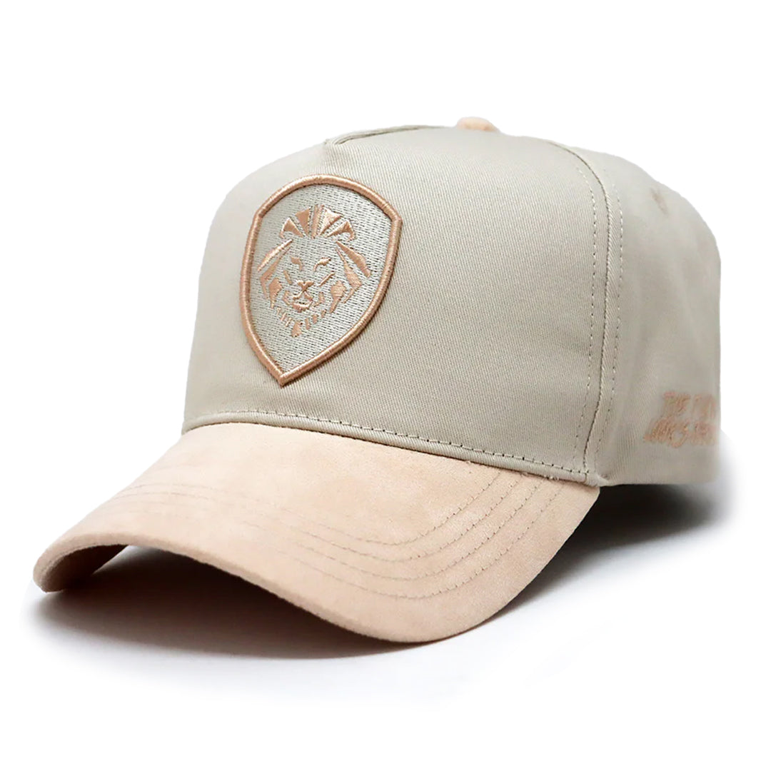 VT Shield Future Looks Bright Peached Suede Brim with leather strap Hat