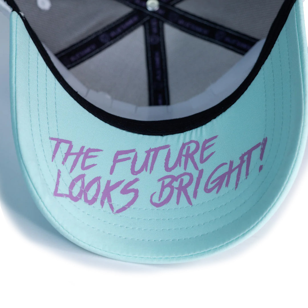 VT Shield Logo Future Looks Bright Miami Vice Snapback Hat