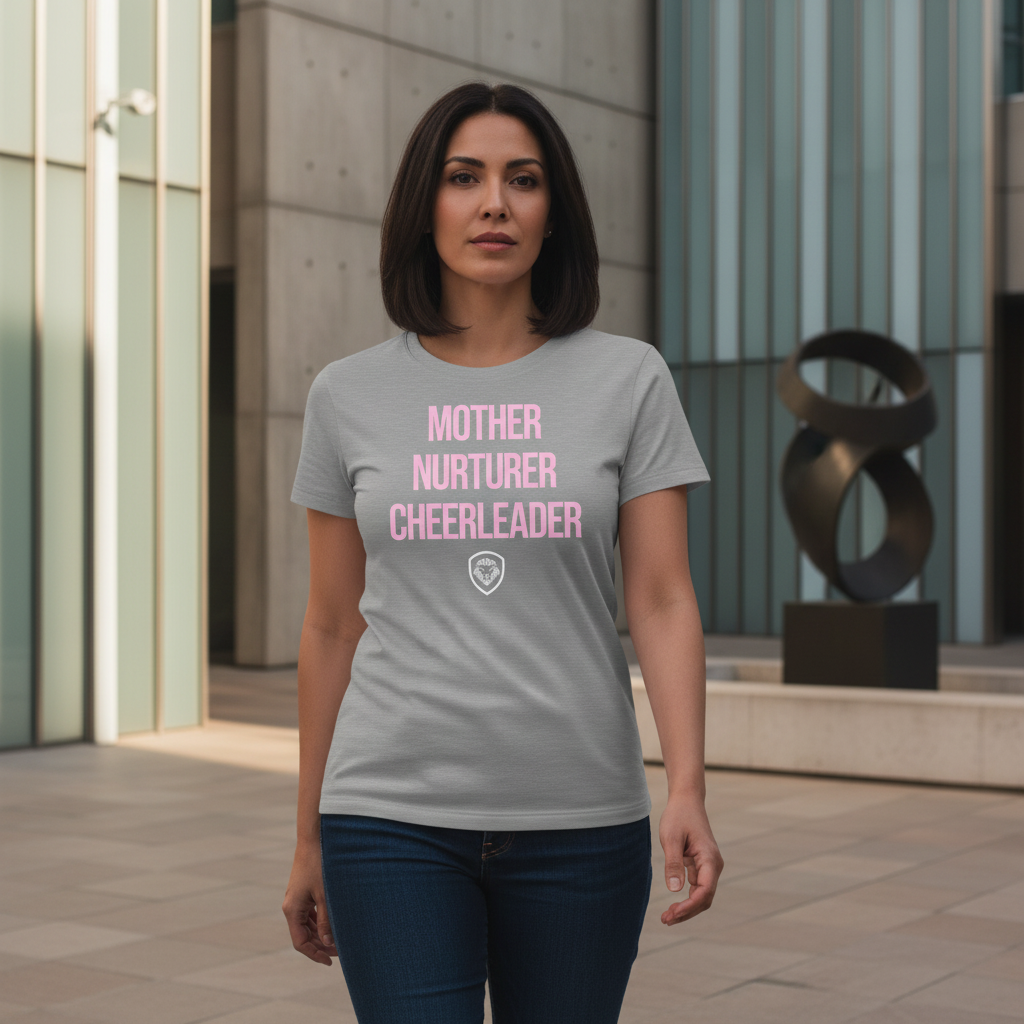 Mother Nurturer Cheerleader Tee