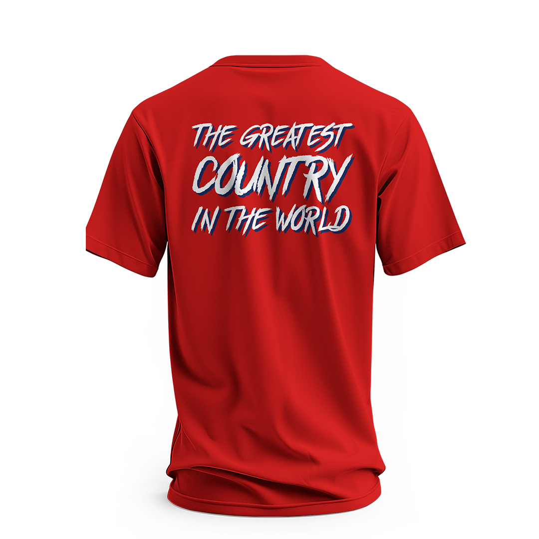 The Greatest Country in the World Red Shirt