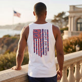 Men's USA Distress Flag Tank Top