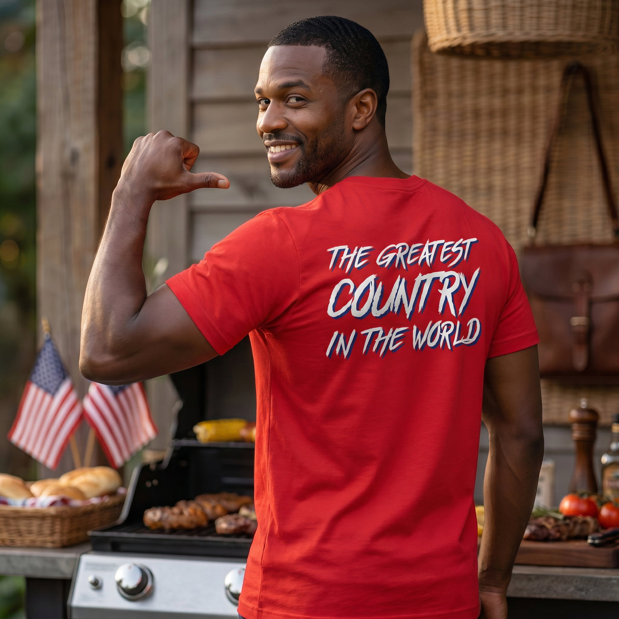 The Greatest Country in the World Red Shirt