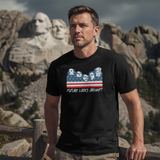 Future Looks Bright VT Mount Rushmore Black Short Sleeve T-Shirt