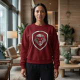 Women's Maroon Valuetainment Performance Crewneck Sweatshirt