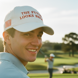 The Future Looks Bright White Election Snapback hat