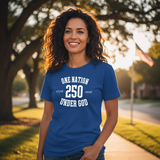 Women's One Nation Under God 250 Short Sleeve T-Shirt