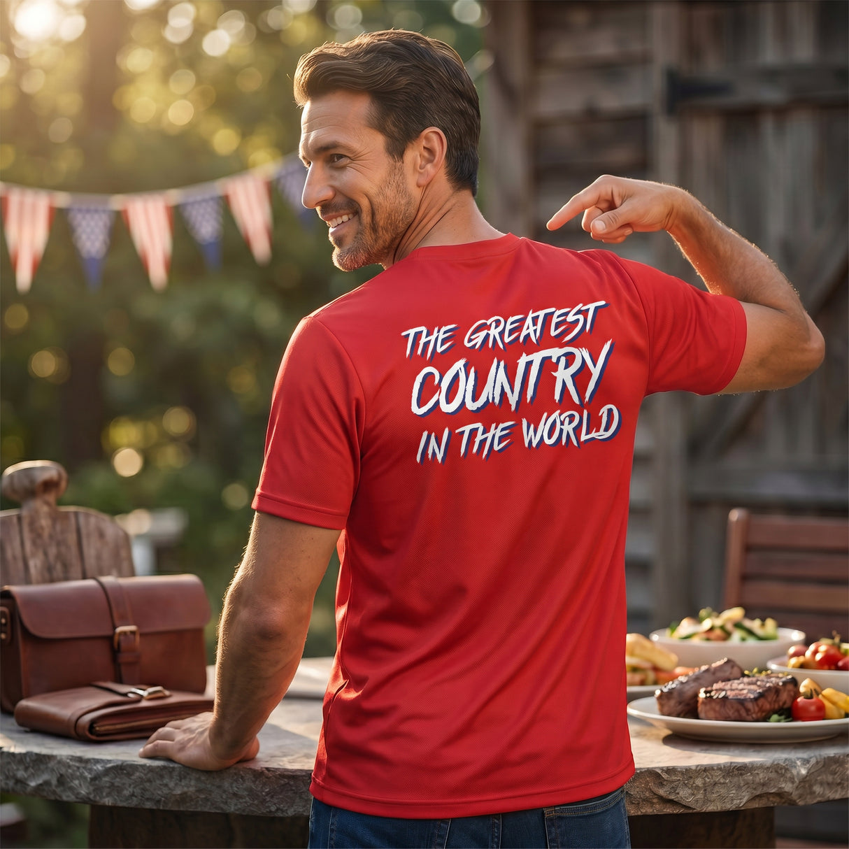 The Greatest Country in the World Red Shirt
