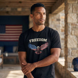 FLB American Freedom Black Short Sleeve T-Shirt