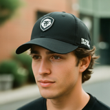 VT Shield Logo Future Looks Bright Black & White Snapback Hat