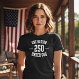 Women's One Nation Under God 250 Short Sleeve T-Shirt