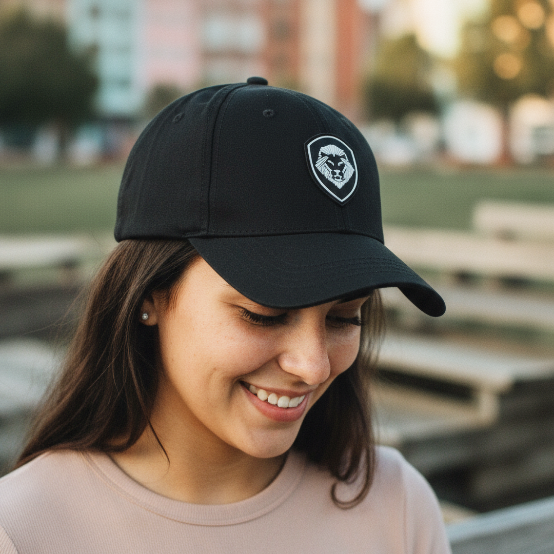 VT Shield Logo Future Looks Bright Black & White Snapback Hat