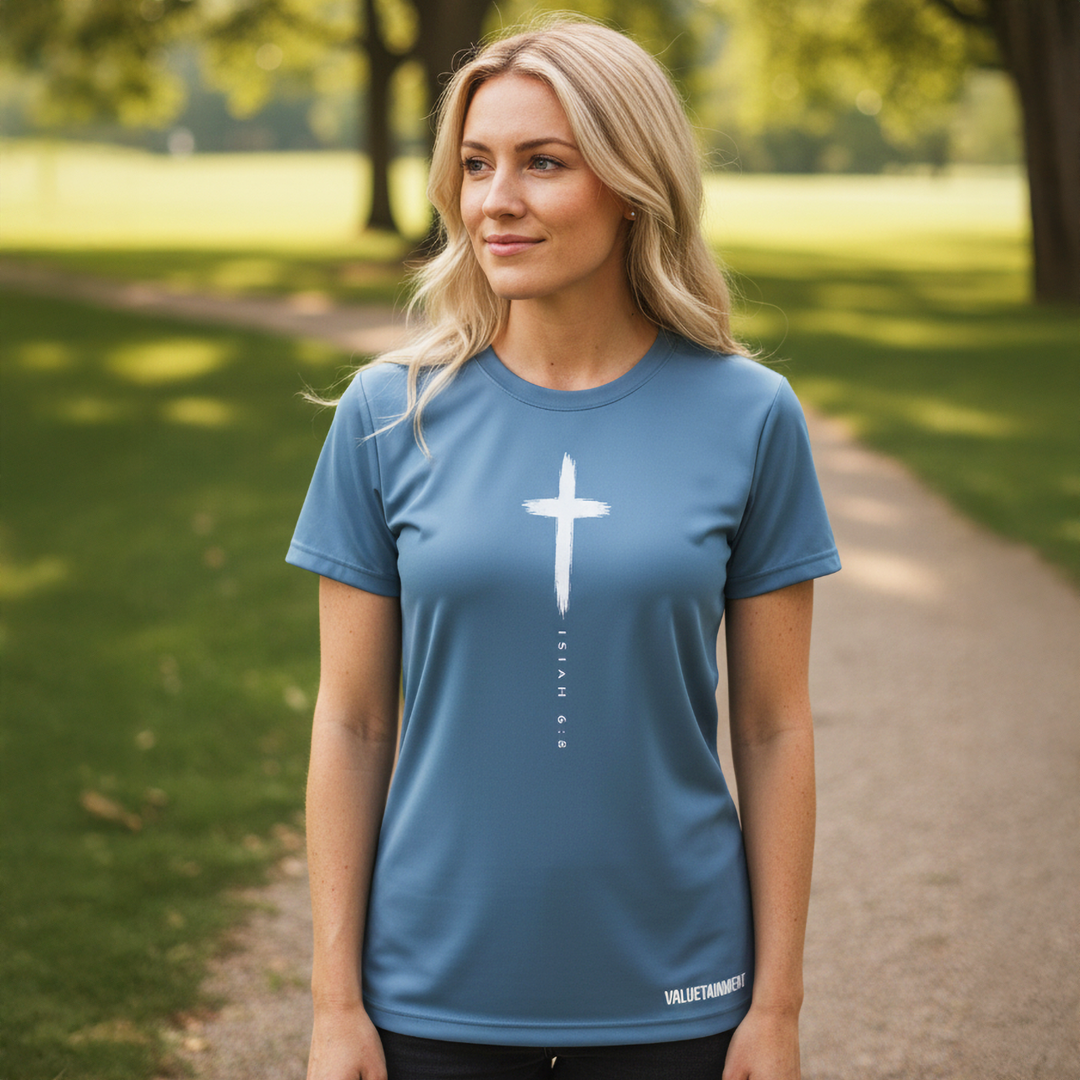 Women's Here Am I Send Me Short Sleeve T-Shirt