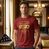 Future Looks Bright USA 250 Gold Short Sleeve T-Shirt