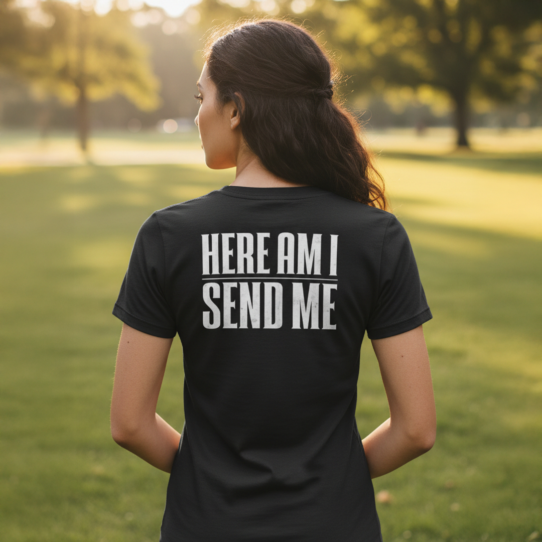 Women's Here Am I Send Me Short Sleeve T-Shirt