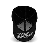 VT Shield Logo Future Looks Bright Black & White Flex Fit Hat
