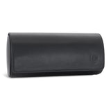 Future Looks Bright Black Embossed Leather Triple Watch Carrier