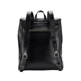 Women's Future Looks Bright Black Leather Premium Backpack