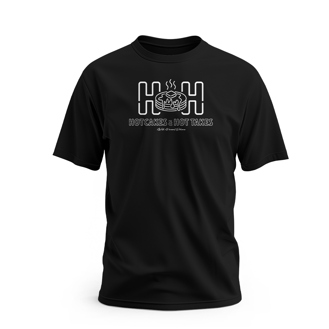 HotCakes & Hot Takes Black Short Sleeve T-Shirt