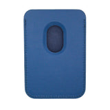 Future Looks Bright Blue Leather RFID Credit Card Holder