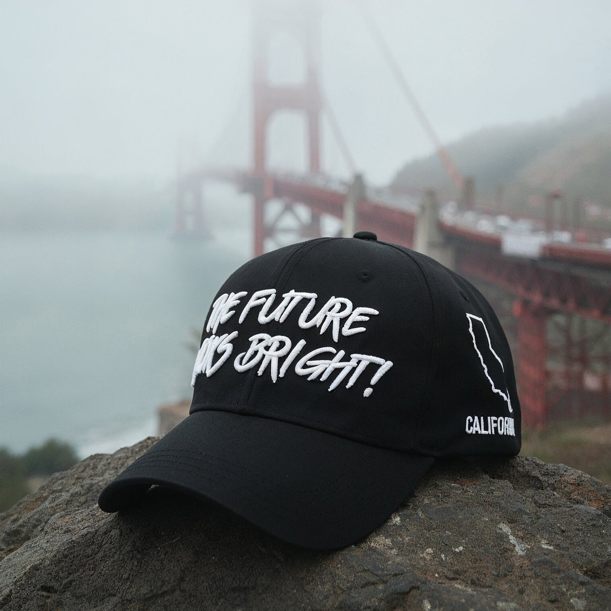 California State Future Looks Bright Black Snapback Hat
