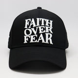 Faith over Fear Hebrews 11:1 Black & White Snapback Hat