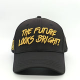 Future Looks Bright Black and Gold Snapback Hat