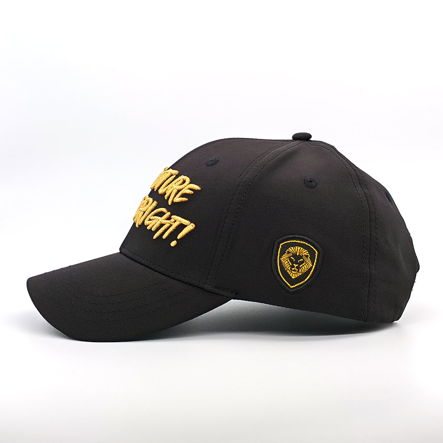 Future Looks Bright Black and Gold Snapback Hat