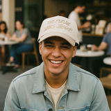 Future Looks Bright Beige Snapback hat