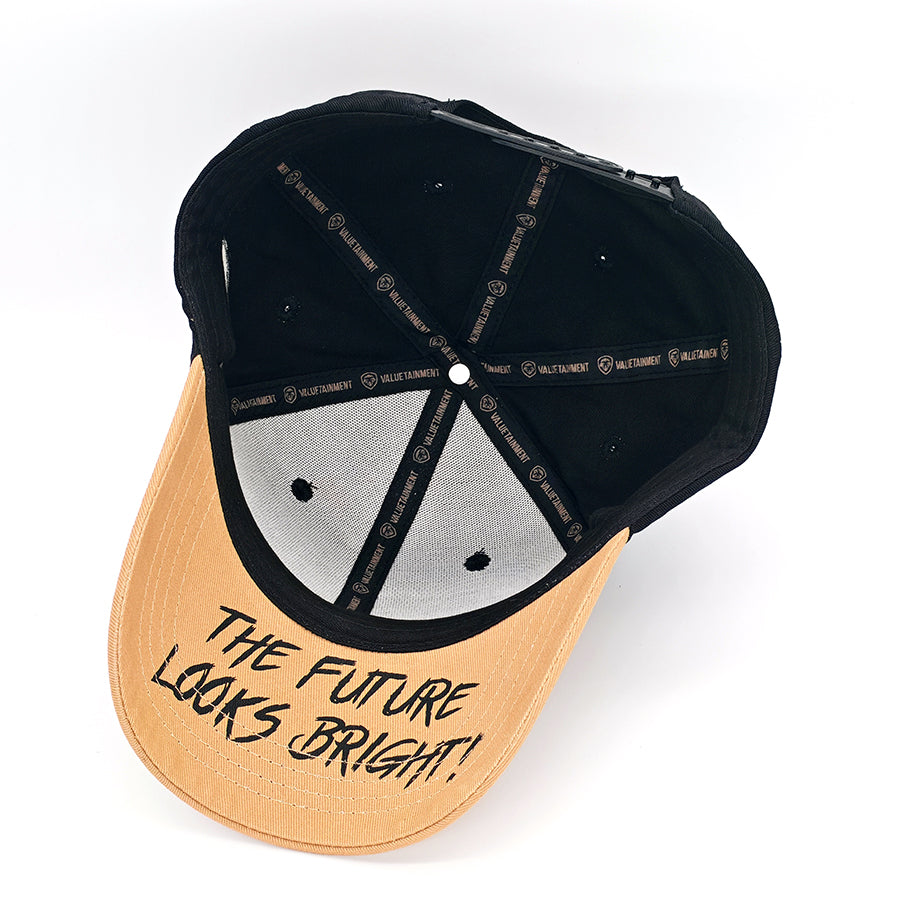 Future Looks Bright Core Beige Black Snapback Hat