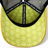 Future Looks Bright Lion Shield White and Gold Snapback Hat