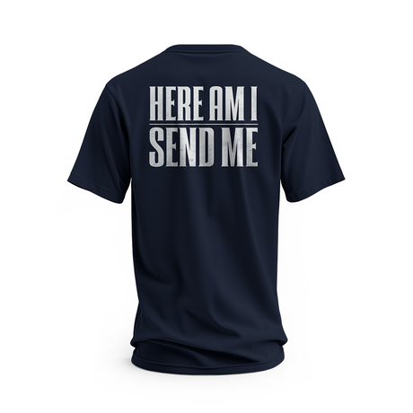 Men's Isaiah 6:8 Here am I Send Me Short Sleeve T-Shirt