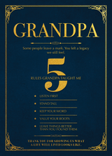 Grandfather's Day Kit Card
