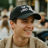 Future Looks Bright Black & White Snapback hat