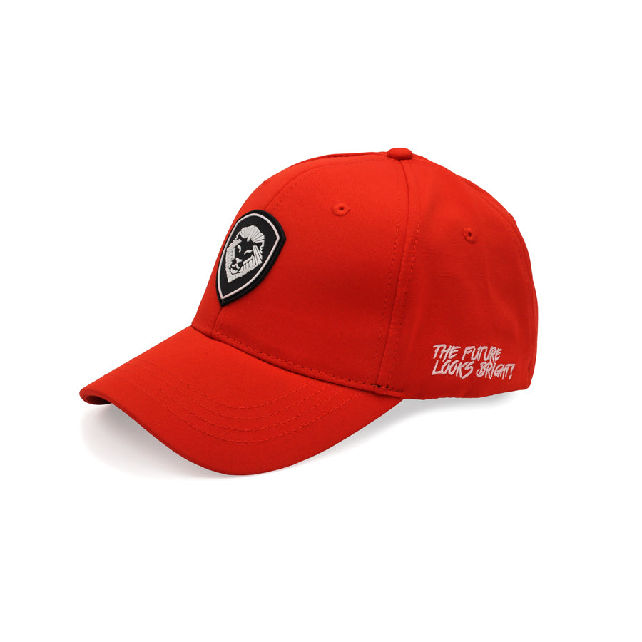 Kids VT Shield Logo Future Looks Bright Red Snapback Hat