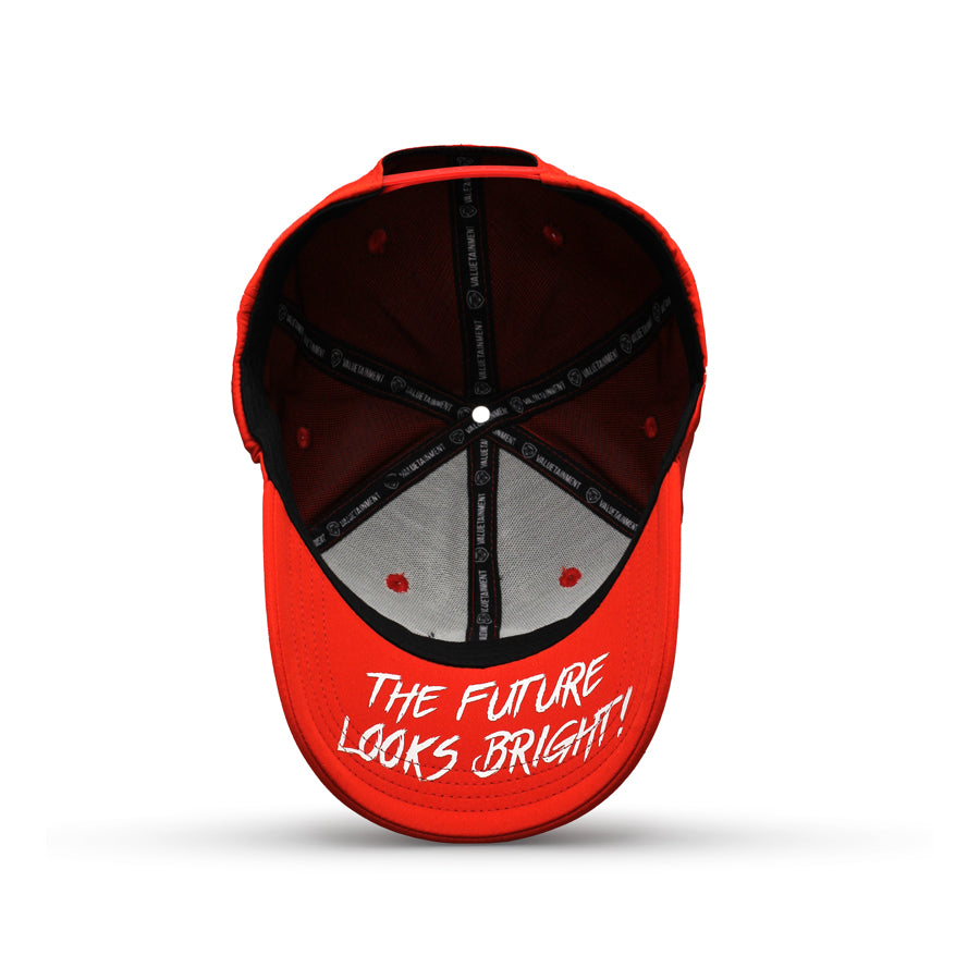 Kids VT Shield Logo Future Looks Bright Red Snapback Hat