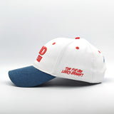 PBD Podcast Denim Brim White Snapback
